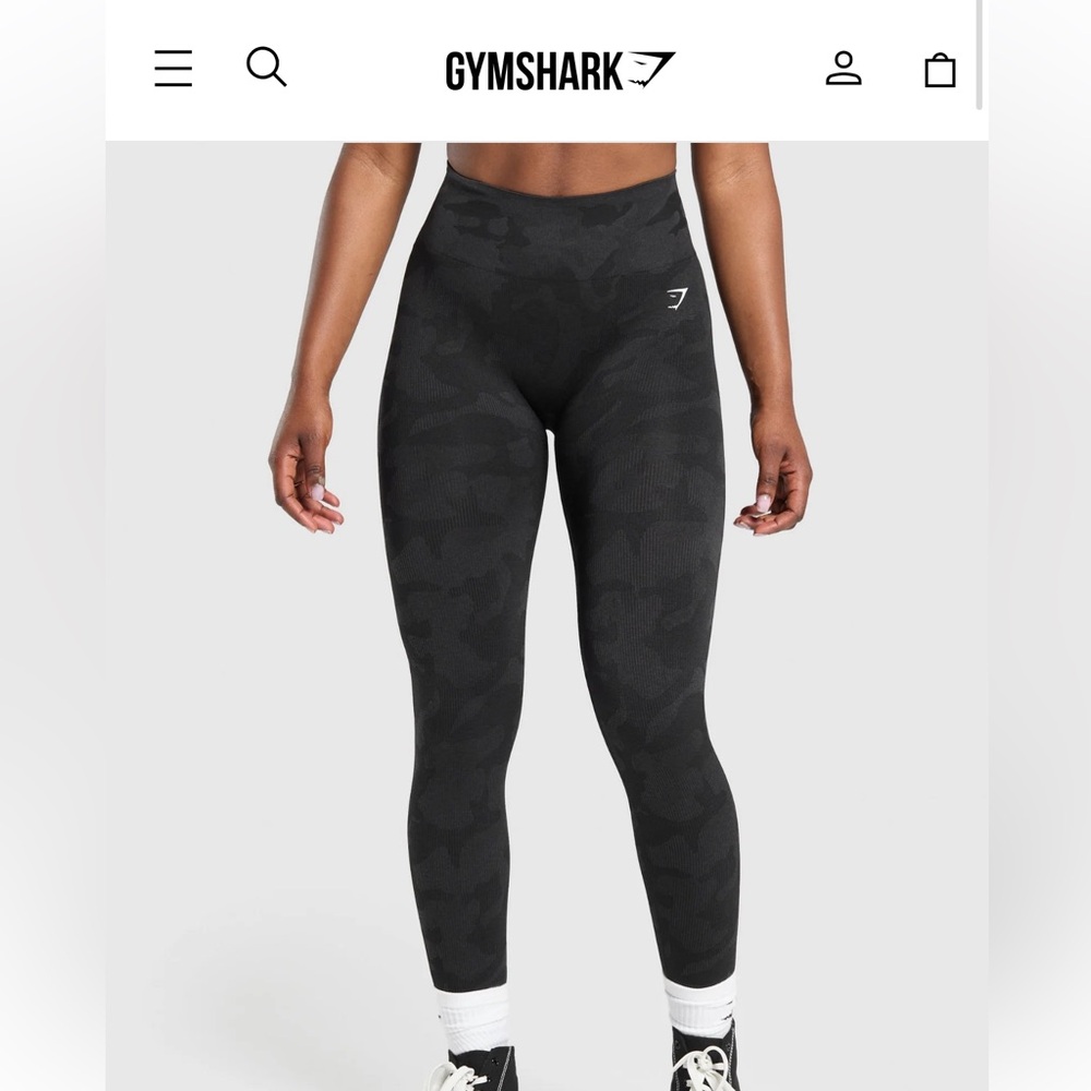 GYMSHARK Camo Seamless Leggings